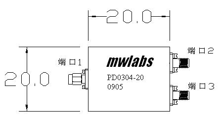 二路0°功分器/合成器PD20系列