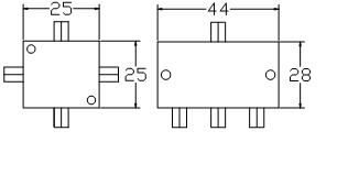 三路0°功分器/合成器PD30系列