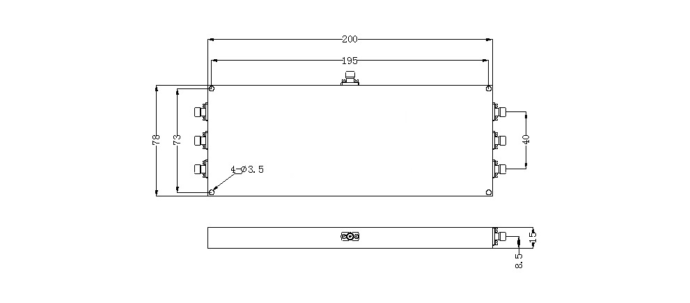 六路0°功分器/合成器PD60系列